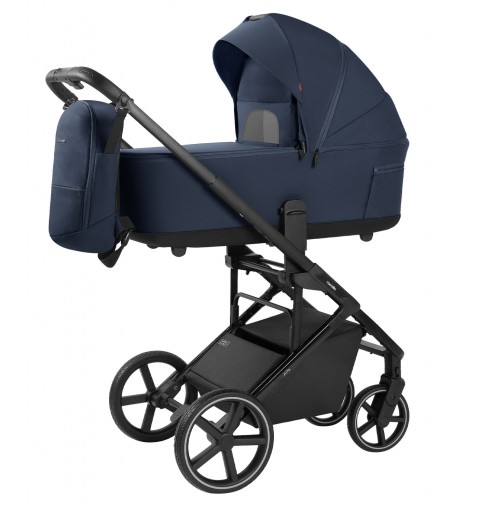 Carrello Alfa CRL-6522 - wózek wielofunkcyjny, zestaw 2w1 z opcją 3w1 i 4w1 | Denim Blue